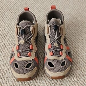 Teva Beige, Tan and Orange Shoes